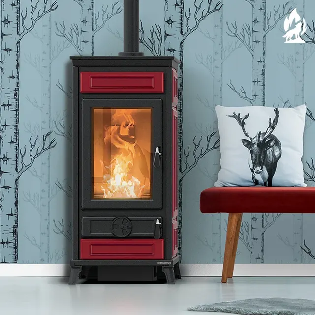 Pellet stove Thermorossi Flam Maiolica bordow