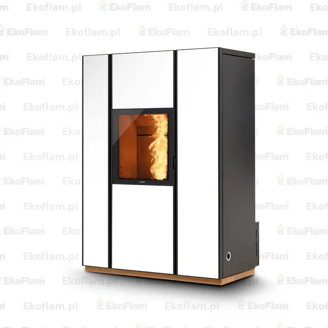Hybrid stove Nobis Unica 10 V gres white