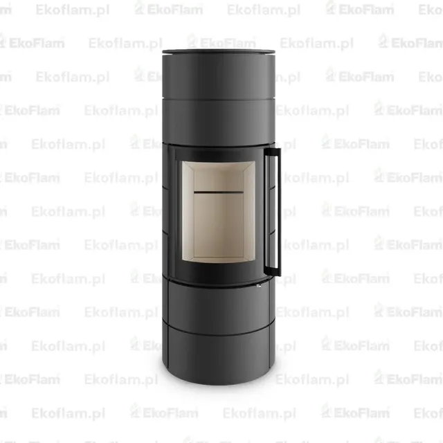 Kominek na drewno Spartherm Ambiente A3 stal titan