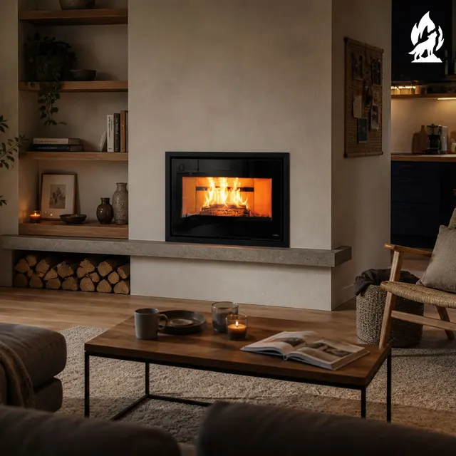 Wood-burning insert Nobis Efrem 800/55