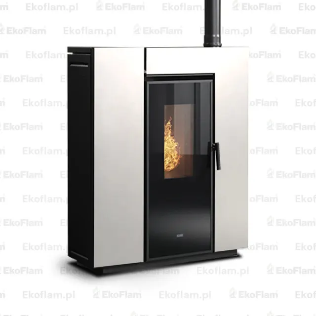 Pellet stove Klover Klin 80 Air steel avorio