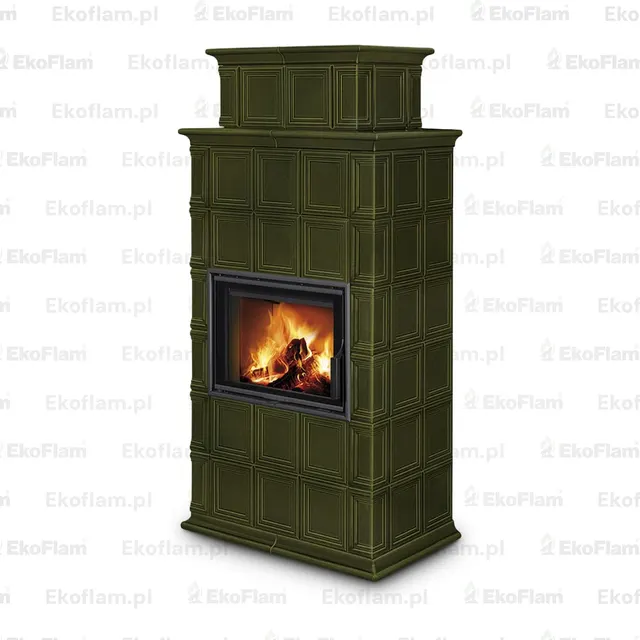 Wood-burning stove Romotop Baracca 11 H Maiolica 12302
