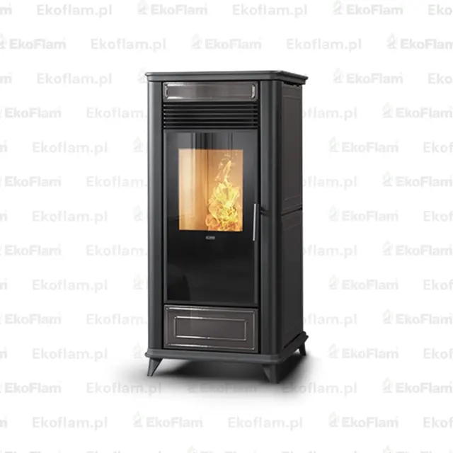 Kominek na pellet Klover Class 90 Multi-Air ceramika czarna