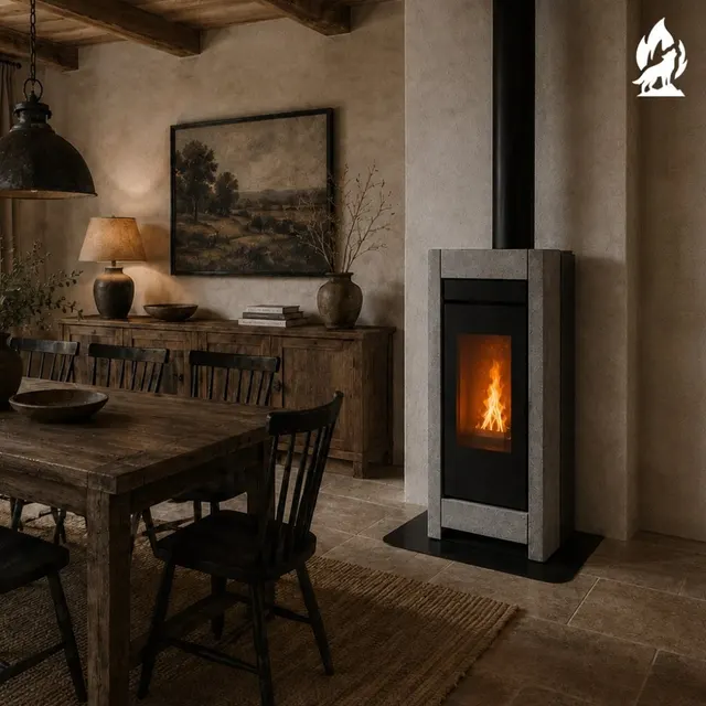 Pellet stove Thermorossi Essenza Natural Plus Stone