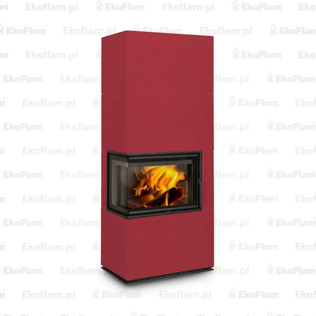 Kominek na drewno Romotop Solid L Top ceramika  72701 carmen