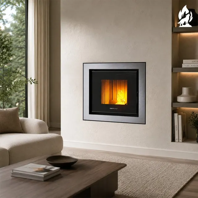 Hybrid stove Moretti Design Full Hybrid steel inox