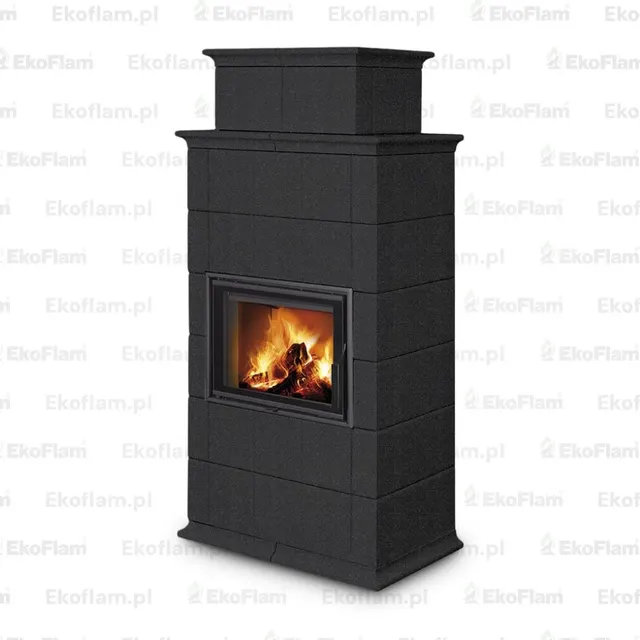 Wood-burning stove Romotop Baracca 10 H Maiolica 40100
