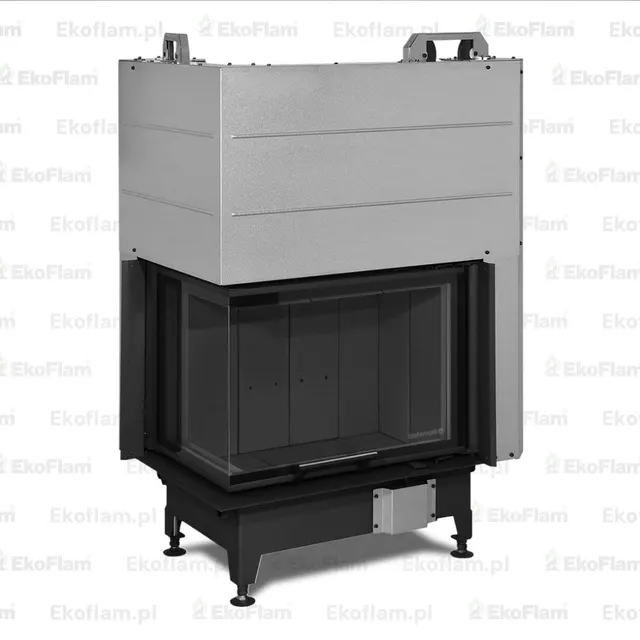 Wood-burning insert Romotop HEAT L 3G L 65.51.40.26 left dark