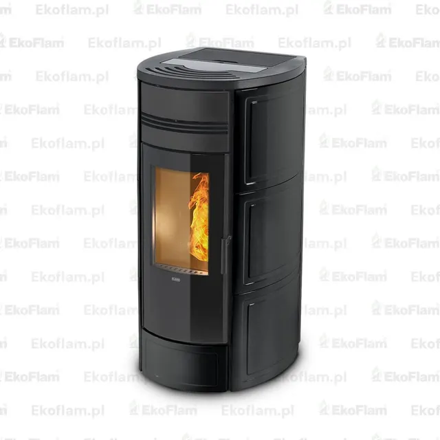 Pellet stove Klover Style 180 Plus Maiolica black