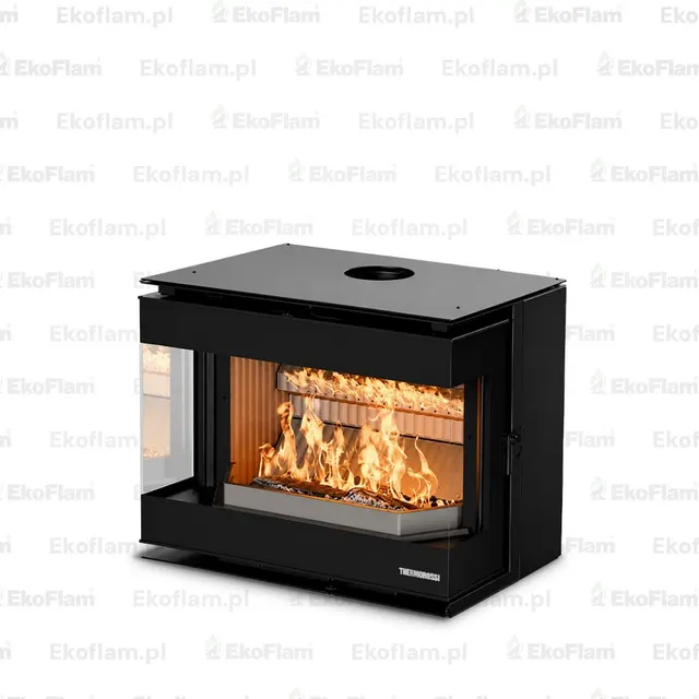 Wood-burning stove Thermorossi Panorama Wall