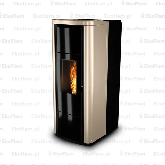 Pellet stove Nobis H20/25 Shape Maiolica hazelnut