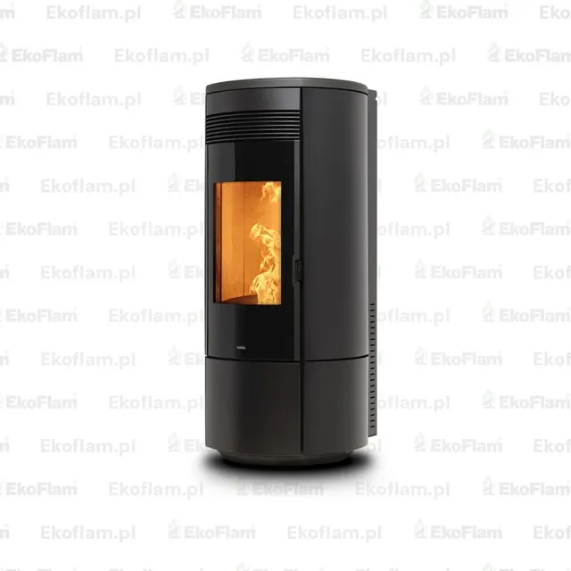 Pellet stove Nobis A11/13 Round V steel black