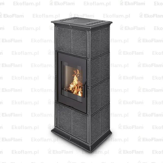 Kominek na drewno Romotop Gremio 3 ceramika  40100 nero