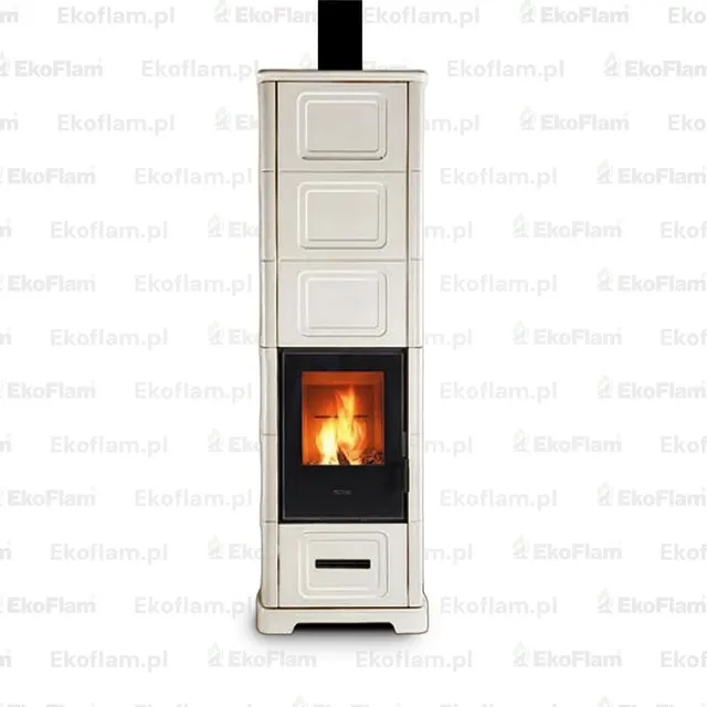 Wood-burning stove Piazzetta E928 C-H Maiolica canapa