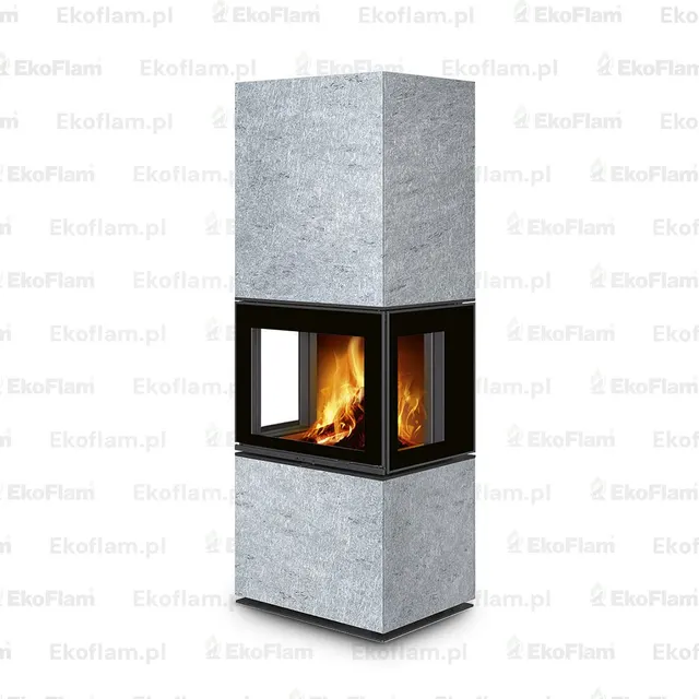 Wood-burning stove Romotop Lera CG H stone