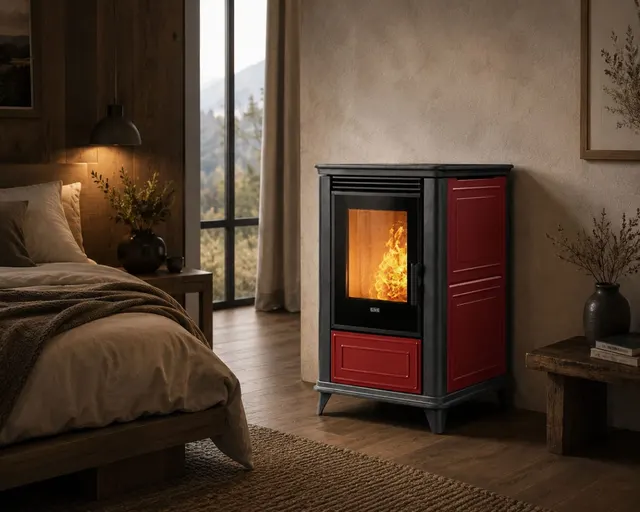 Pellet stove Klover Miss Air Maiolica bordo