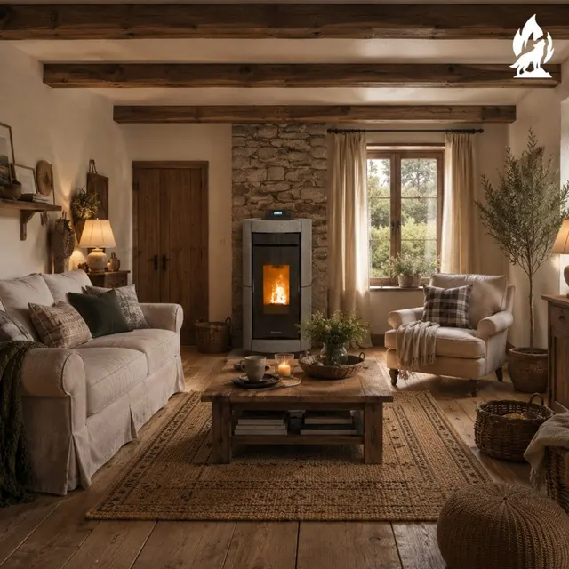 Pellet stove Thermorossi Doria Supreme Natural Plus Stone