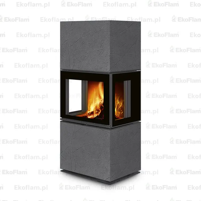 Wood-burning stove Romotop Lera CG thermline grafitowy