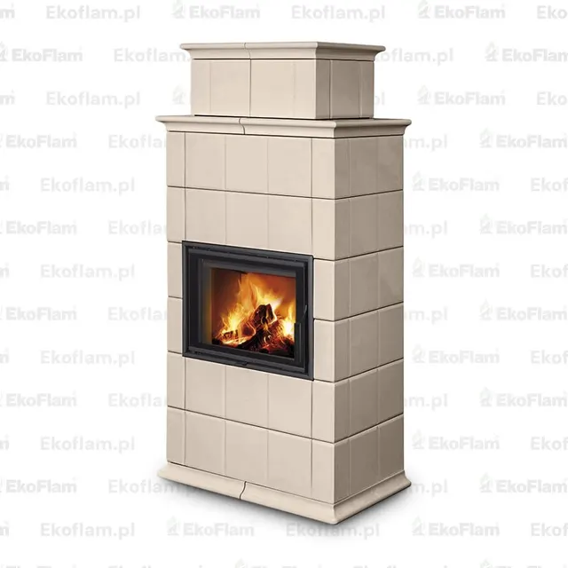 Wood-burning stove Romotop Baracca 10 H Maiolica 83606