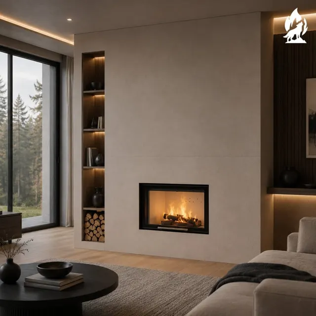 Wood-burning insert Moretti Design Monodesign 70