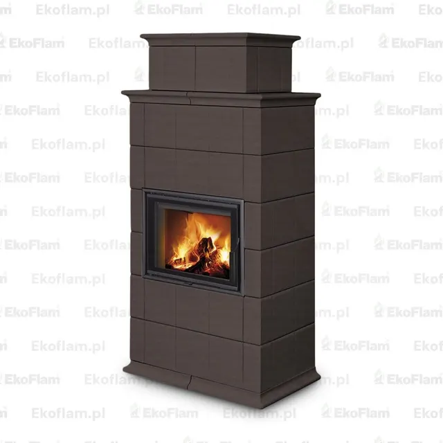 Wood-burning stove Romotop Baracca 10 H Maiolica 60400