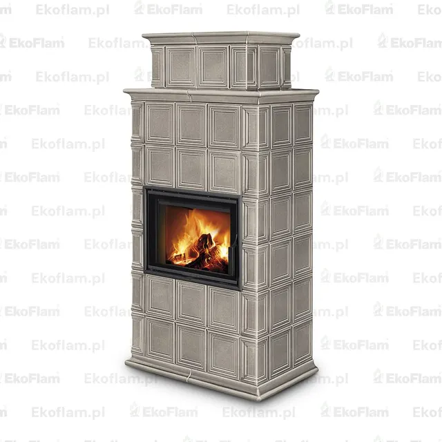 Wood-burning stove Romotop Baracca 11 H Maiolica 92360