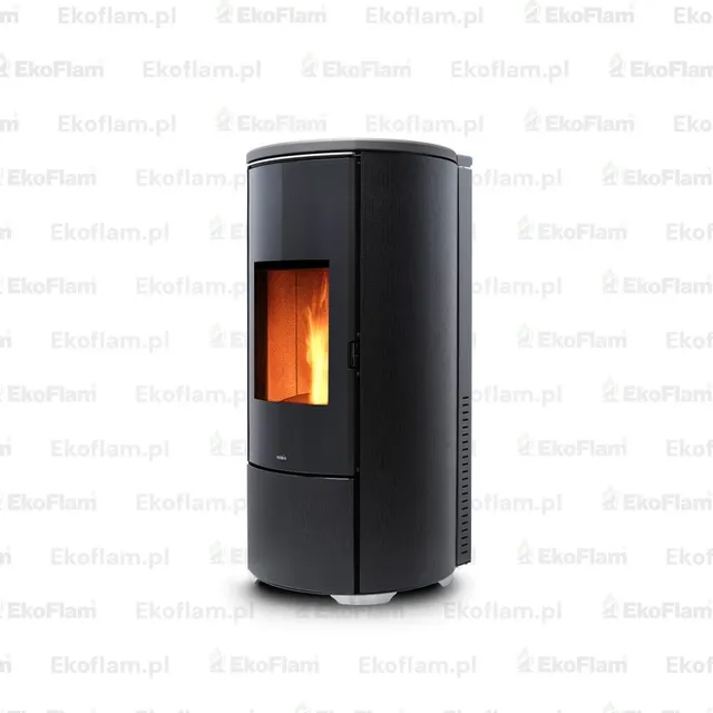 Pellet stove Nobis A8/10 Round V Glass carbon