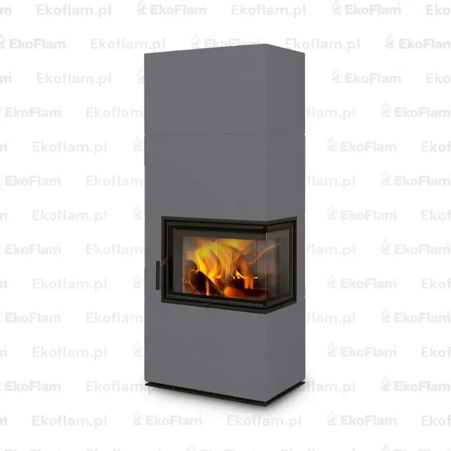 Kominek na drewno Romotop Solid R ceramika 40300 road w kolorze ceramicznym