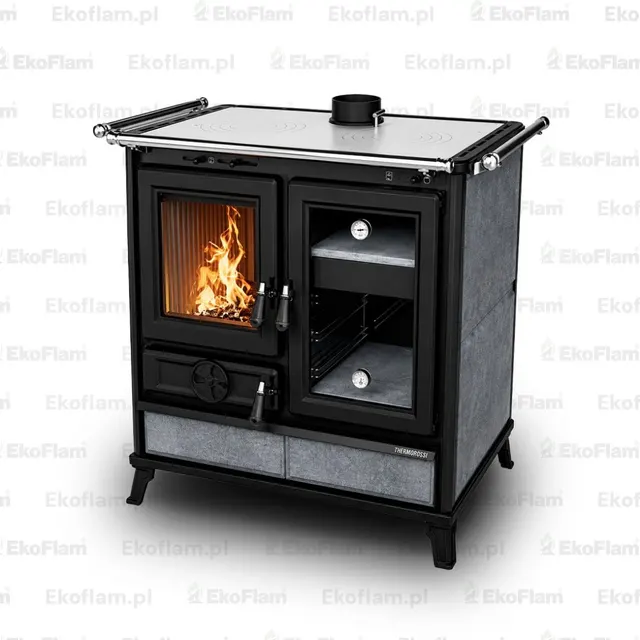 Wood-burning cooker Thermorossi Melissa stone