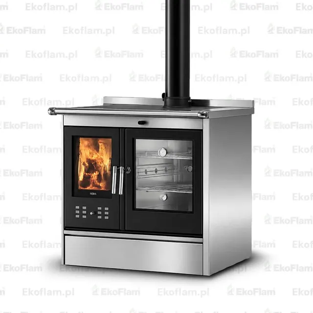 Wood-burning cooker Klover Star 90 Inox