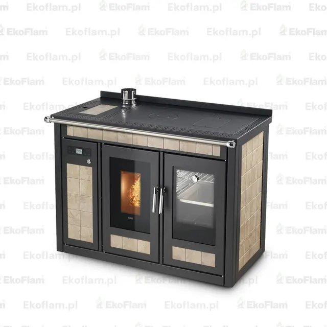 Kuchnia na pellet Klover Smart 120 Plus ceramika marmur forum