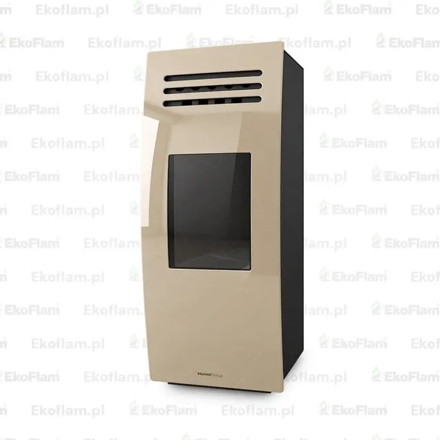 Pellet stove Moretti Design Dream Relax 10 glass beige