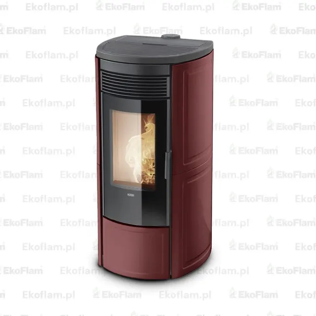 Pellet stove Klover Omega 120 Plus Air Maiolica bordo