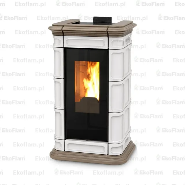 Pellet stove Thermorossi Saint Moritz Natural Plus Maiolica turtledove