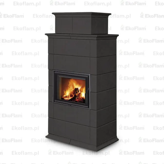 Wood-burning stove Romotop Baracca 10 H Maiolica 47608