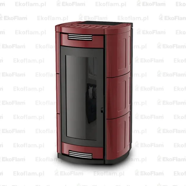 Pellet stove Moretti Design Prestige Aqua All Style 26 Maiolica bordo