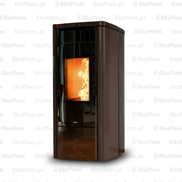 Pellet stove Nobis H14/17 Shape steel bronze
