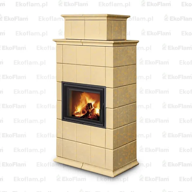 Wood-burning stove Romotop Baracca 10 H Maiolica 32382