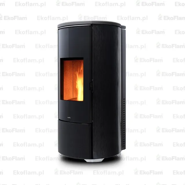Pellet stove Nobis H10/12 Shape glass wenge