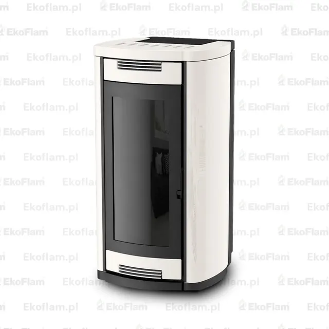 Pellet stove Moretti Design Prestige Aqua Style 26 steel white