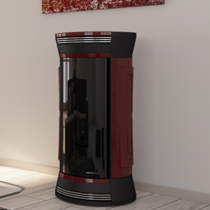 Kominek na pellet Moretti Design CLESSIDRA All Style