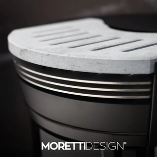 Kominek na pellet Moretti Design CLESSIDRA Stone