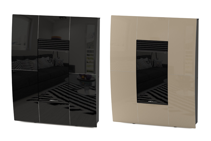 Kominek na pellet Moretti Design Compact Glass 8