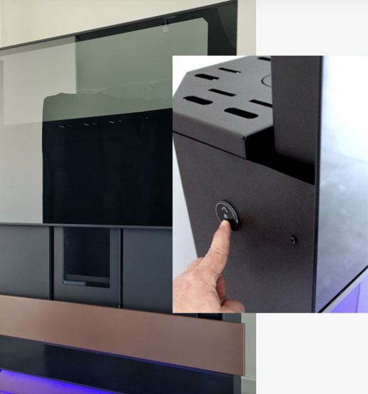 Kominek na pellet Moretti Design Compact Vision