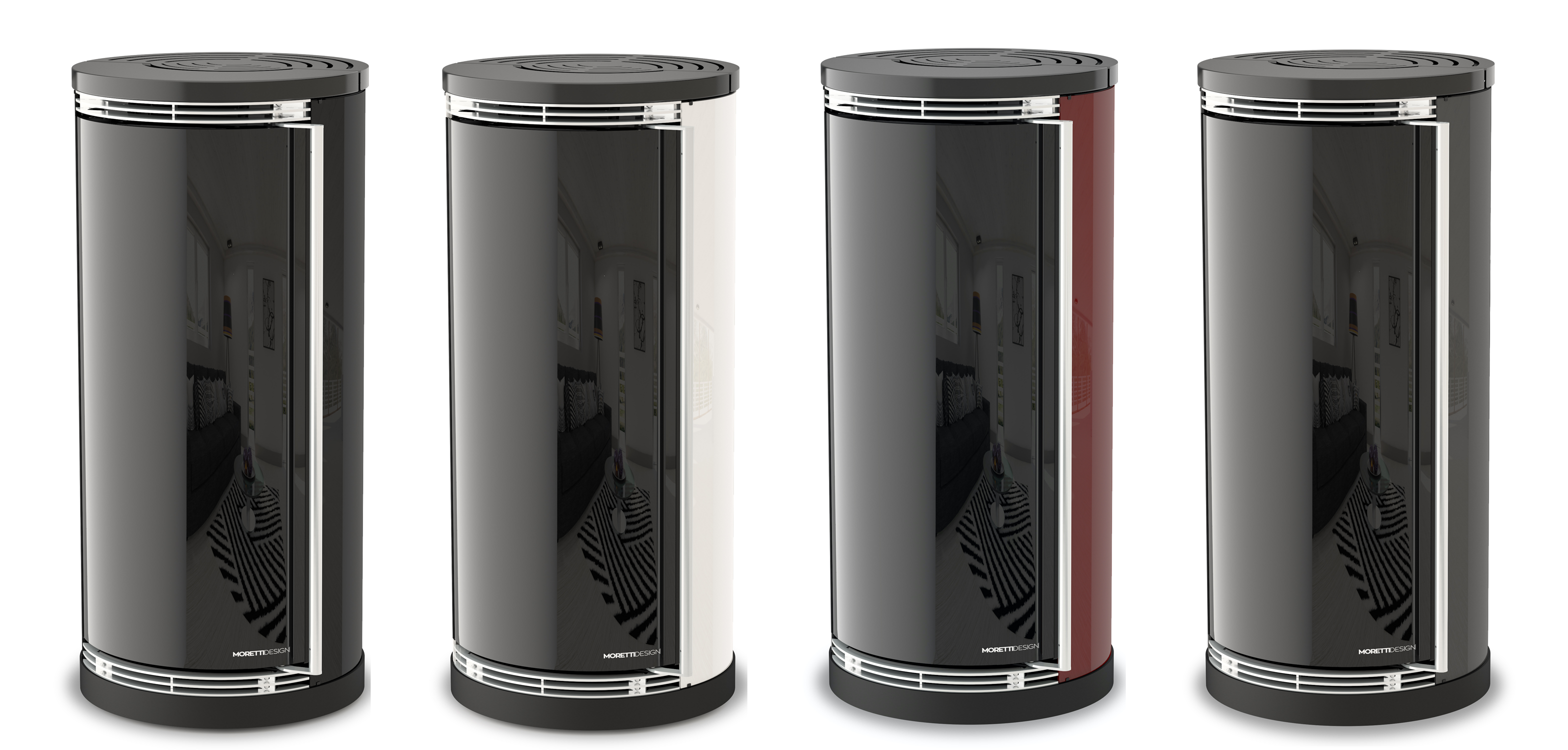 Kominek na pellet Moretti Design ERGONOMIC