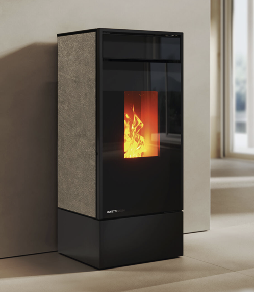 Kominek na pellet Moretti Design Kubic Relax
