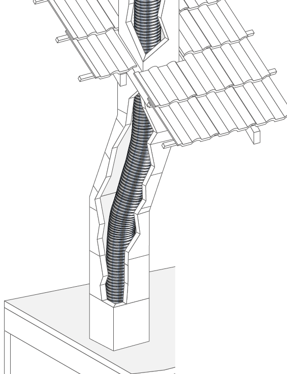 Poujoulat Starflex wkład kominowy elastyczny