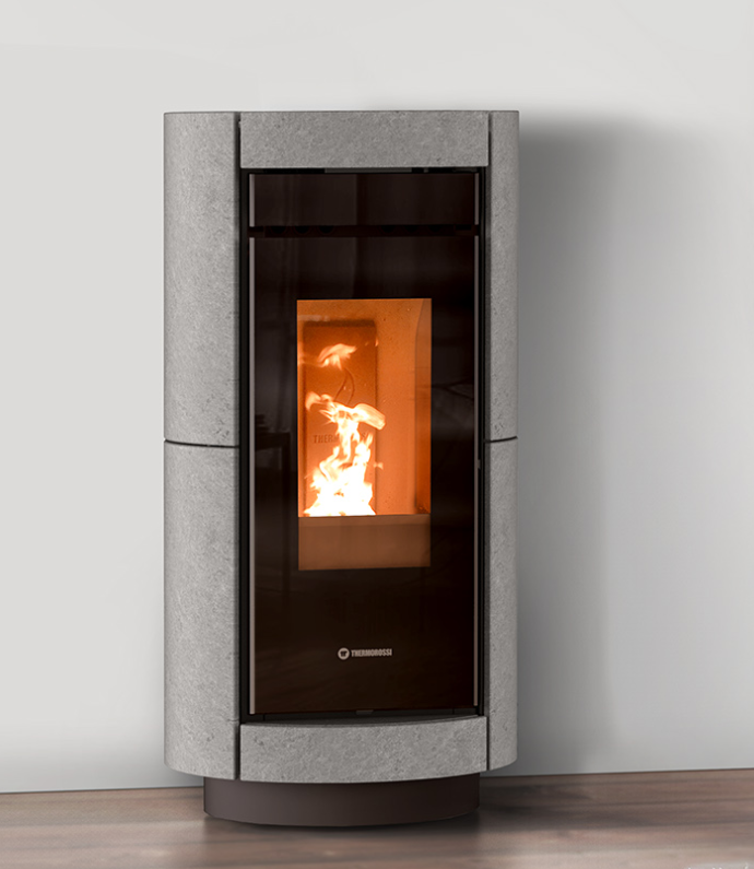 Piecyk na pellet Thermorossi Dorica Stone Natural Plus